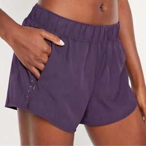Women's Old Navy StretchTech Purple Maxine Athletic Shorts M